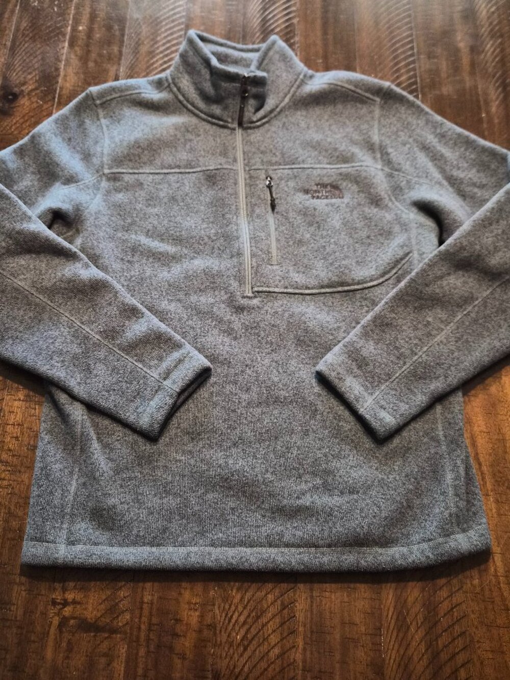 The North Face Mens Quarter Zip Fleece Pullover Size Medium Blue Gorpcore G796